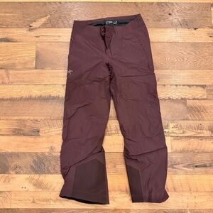Arc’teryx Womens Burgundy Ski Pants